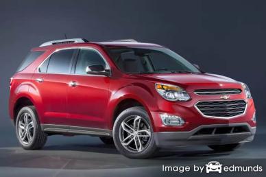 Insurance rates Chevy Equinox in Bakersfield