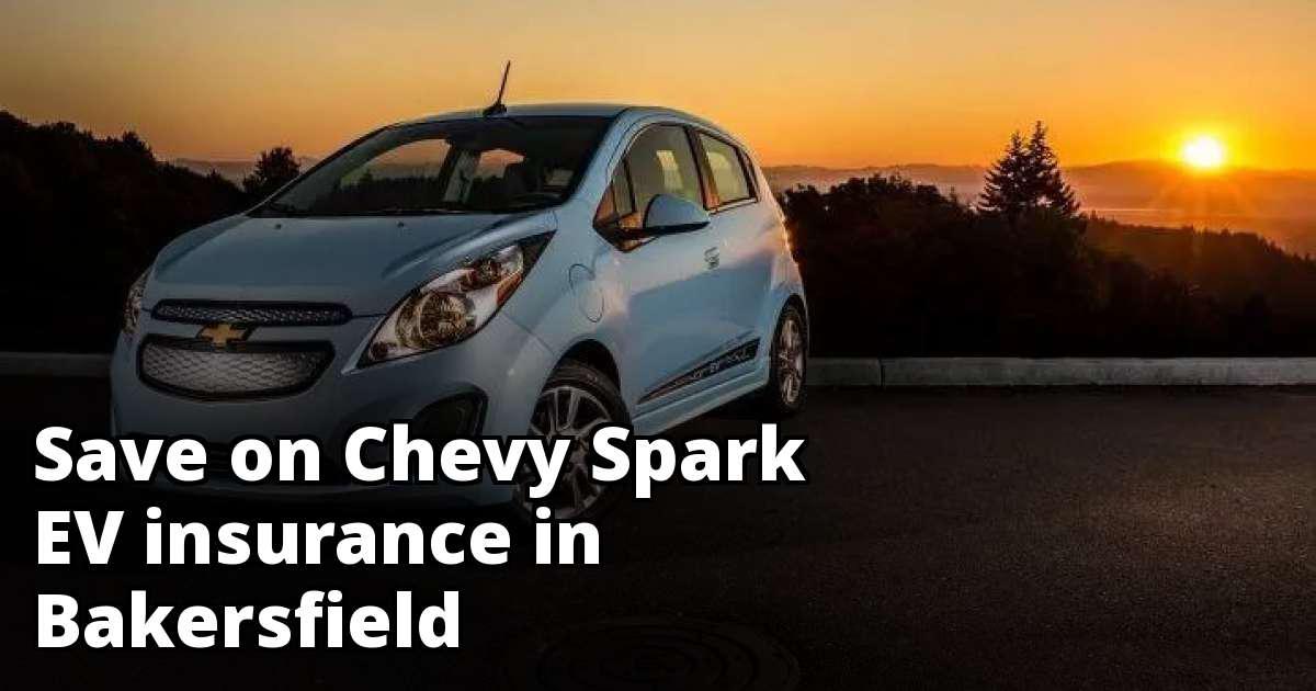 Save Money on Chevy Spark EV Insurance in Bakersfield, CA